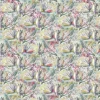 purple botanical cotton fabric from Fibre Naturelle