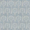 blue traditional cotton fabric from Fibre Naturelle