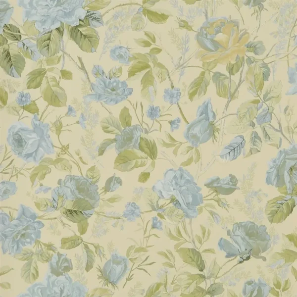 blue botanical wallpaper from ralph lauren