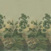 green botanical wallpaper from john derian