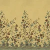 brown botanical wallpaper from john derian
