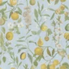 blue botanical wallpaper from john derian