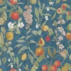 blue botanical wallpaper from john derian