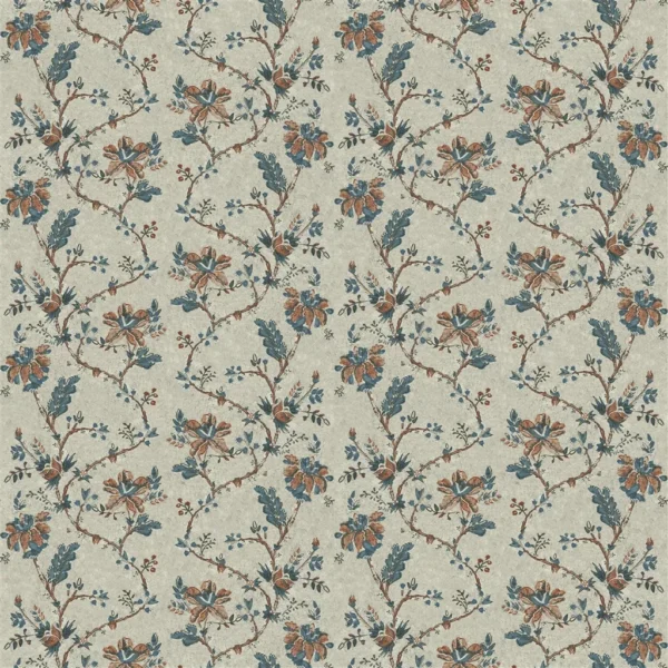 Pentimento Fabric - Linen by neutral botanical cotton fabric from John Derian