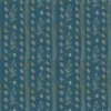blue striped cotton fabric from John Derian
