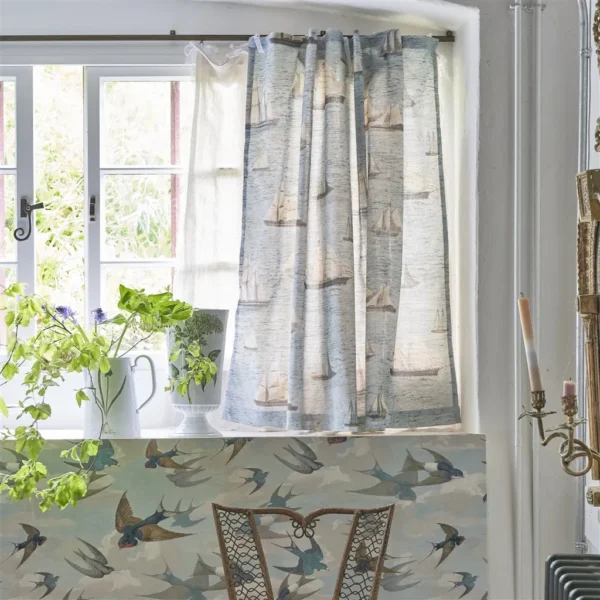 Seaport Fabric - Ocean by Seaport Fabric - Ocean from