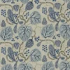 blue botanical printed fabric from William Yeoward