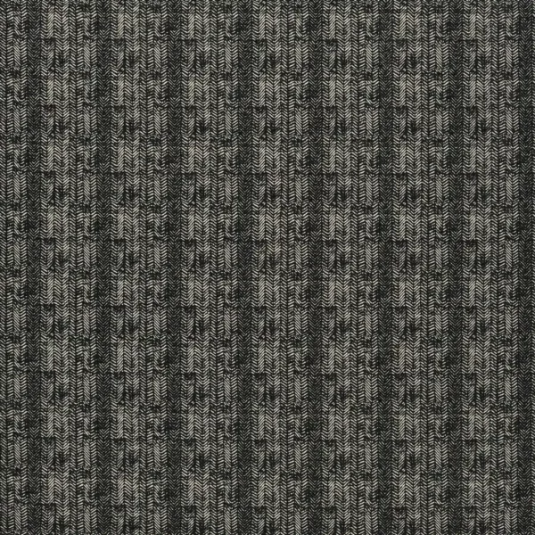 Seborga Fabric - Raven by black-grey striped woven fabric from William Yeoward