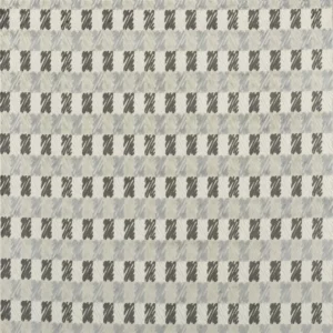 black-grey checked velvet-chenille fabric from William Yeoward