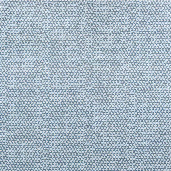 Fenelle Fabric - Peacock by blue geometric velvet-chenille fabric from William Yeoward