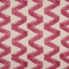 red geometric printed fabric from iLiv