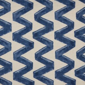 blue geometric printed fabric from iLiv