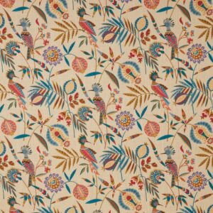 red animal printed fabric from iLiv