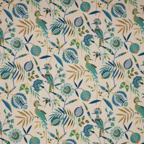 blue animal printed fabric from iLiv