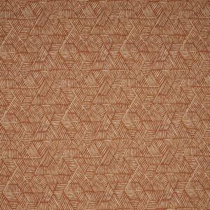 orange contemporary printed fabric from iLiv
