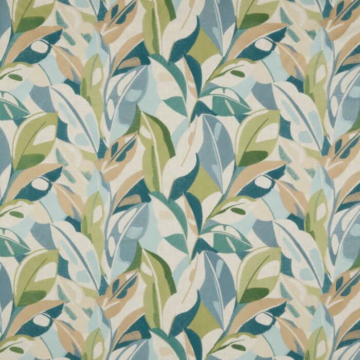 Artisan Leaf Fabric - Aquarelle swatch