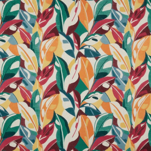 multicolour botanical embroideried fabric from iLiv