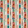 orange striped embroideried fabric from iLiv