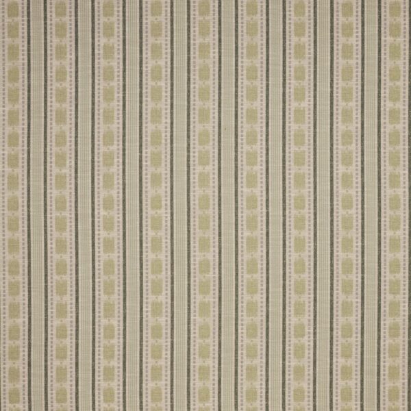 Seti Fabric - Azure by green striped woven fabric from iLiv