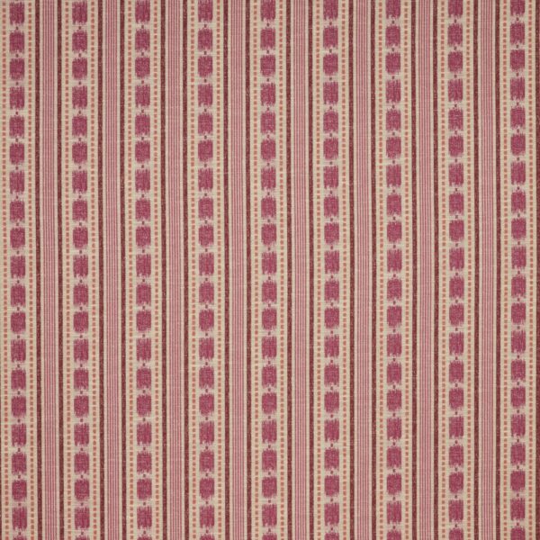 Seti Fabric - Granita by red striped woven fabric from iLiv