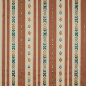 brown striped embroideried fabric from iLiv