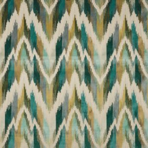 green contemporary velvet-chenille fabric from iLiv