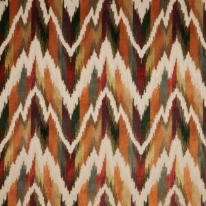 orange contemporary velvet-chenille fabric from iLiv