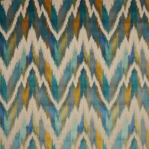 multicolour contemporary velvet-chenille fabric from iLiv