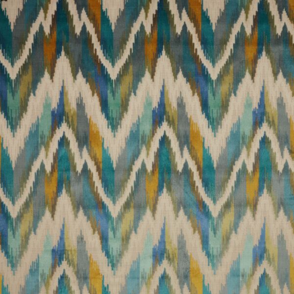 multicolour contemporary velvet-chenille fabric from iLiv