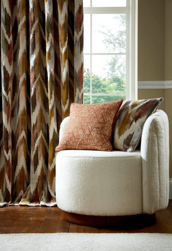 Triangulum Fabric - Sienna from