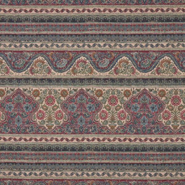 Sari Fabric - Carmine by purple traditional linen fabric from iLiv