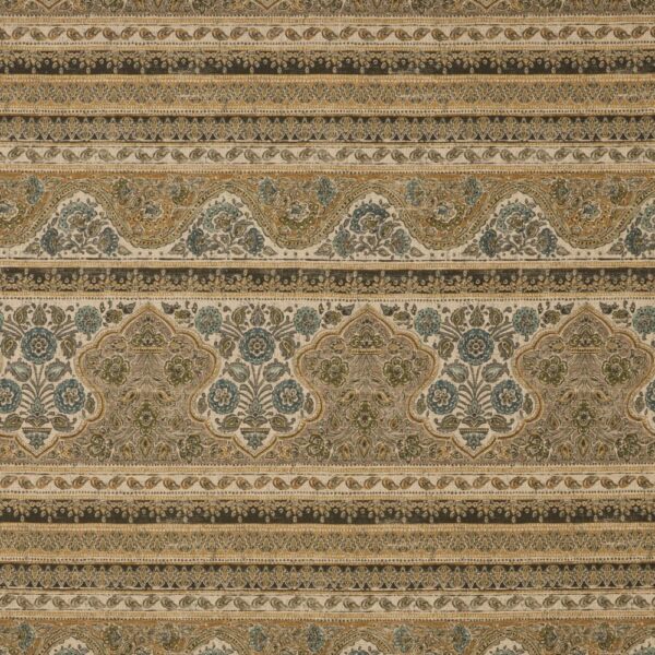 Sari Fabric - Turmeric by yellow traditional linen fabric from iLiv