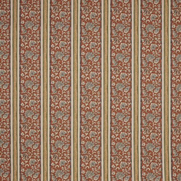 red striped cotton fabric from iLiv