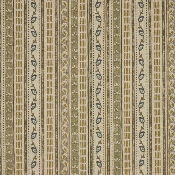 green striped printed fabric from iLiv