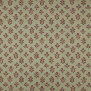 green botanical printed fabric from iLiv