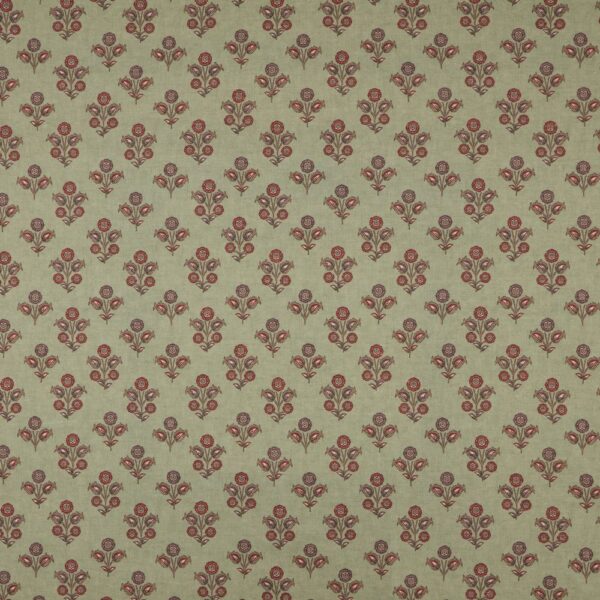 green botanical printed fabric from iLiv