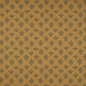 yellow botanical printed fabric from iLiv