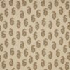 brown botanical cotton fabric from iLiv