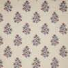 purple botanical embroideried fabric from iLiv