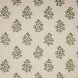 green botanical embroideried fabric from iLiv