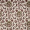 red botanical embroideried fabric from iLiv