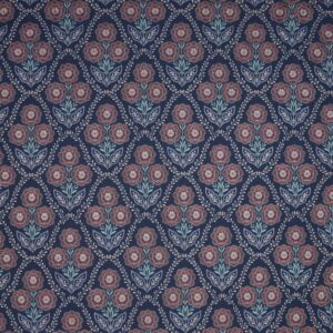 purple botanical embroideried fabric from iLiv