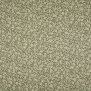 green botanical jacquard fabric from iLiv