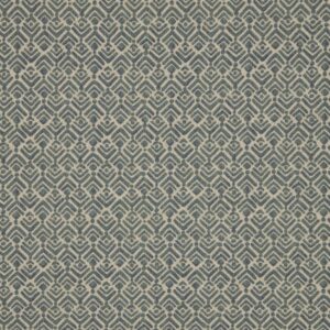 blue geometric cotton fabric from iLiv