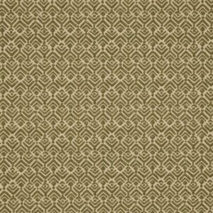 green geometric cotton fabric from iLiv
