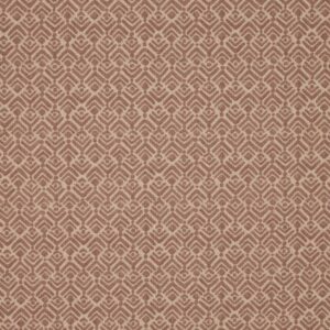red geometric cotton fabric from iLiv