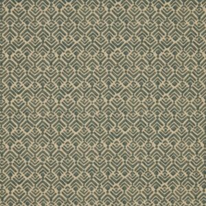 blue geometric cotton fabric from iLiv