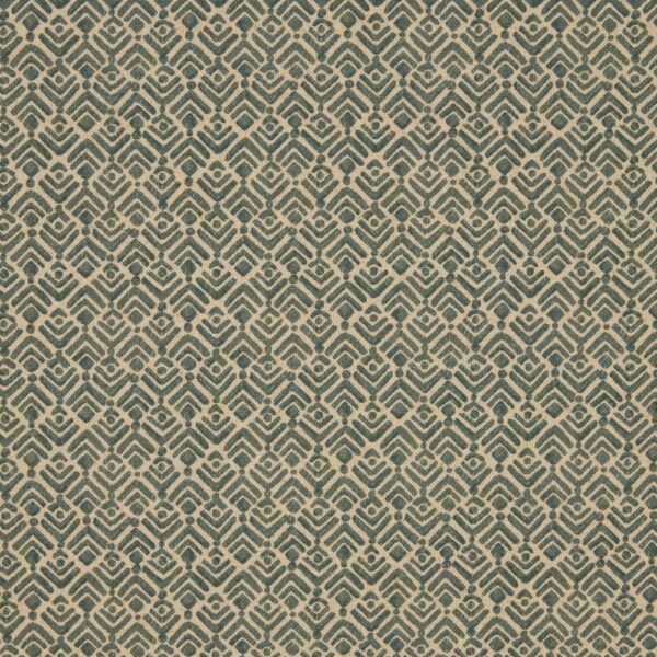 Nexara Fabric - Hydro by blue geometric cotton fabric from iLiv