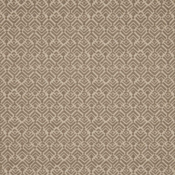 Nexara Fabric - Limestone by neutral geometric cotton fabric from iLiv
