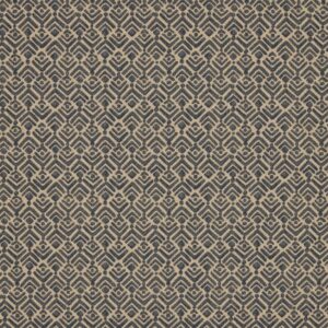 blue geometric cotton fabric from iLiv